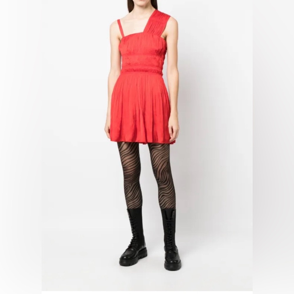 Women's Zadig & Voltaire  Roselie Satin Red Dress L